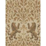 Pearwood Floral Metallic Wallpaper Roll
