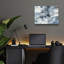 «In The Clouds Indigo and Gray» par Silvia Vassileva, art mural en verre acrylique-399070903