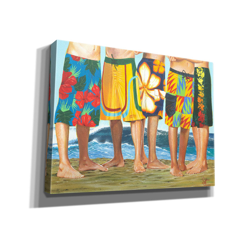 Art décontracté, "Casual vendredi" par Scott Westmoreland, H 12 po x l 16 po x P 0,75 po