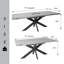 Bolanger Extendable Metal Base Dining Table