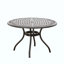 Ensemble de salle à manger 5 pièces en fonte d'aluminium avec table en treillis et trou pour parasol, parfait pour la terrasse et le jardin-1643485935