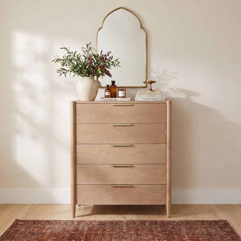 Reece 5-Drawer Dresser, Natural
