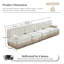 Canapé modulaire capitonné à boutons Chesterfield-322474015