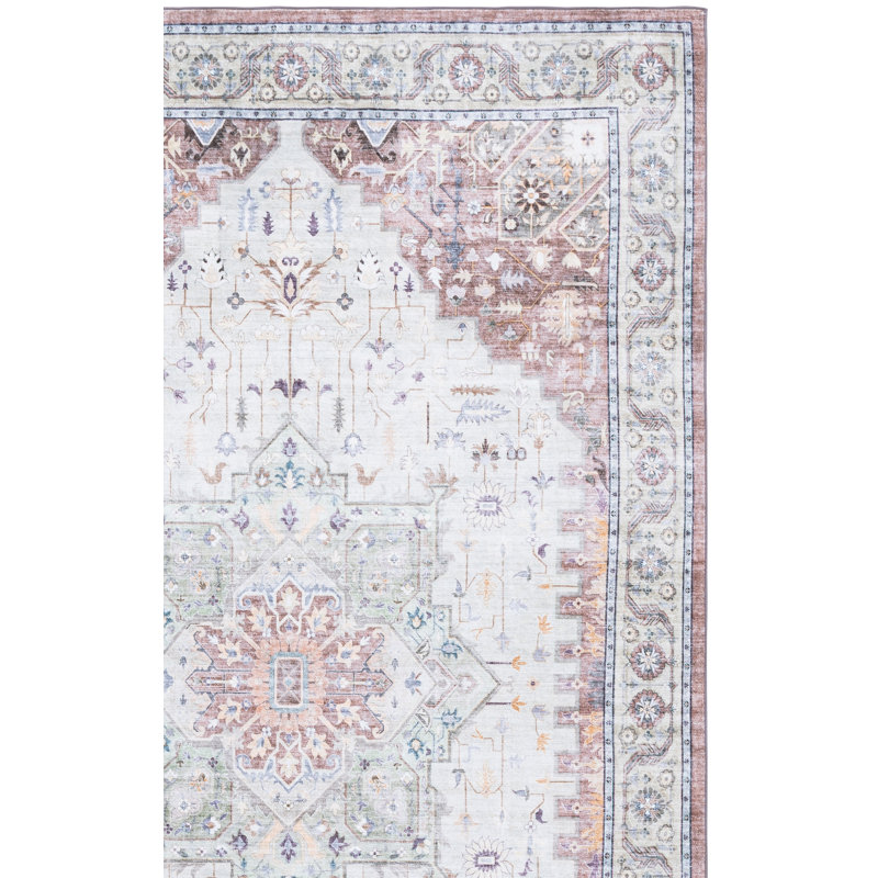 Arizona Performance Machine Washable Oriental Indoor Rug, Rectangle 9' x 12'