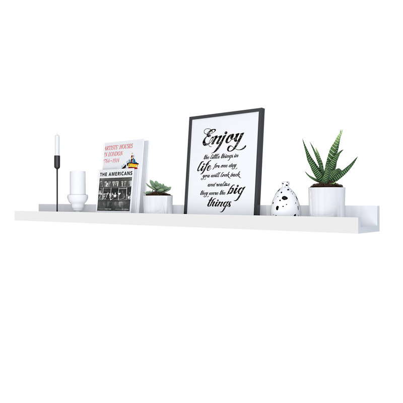 Floating Shelf with Live Edge