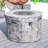 Fabriana Free Form Concrete Propane Smokeless Fire Pit Table