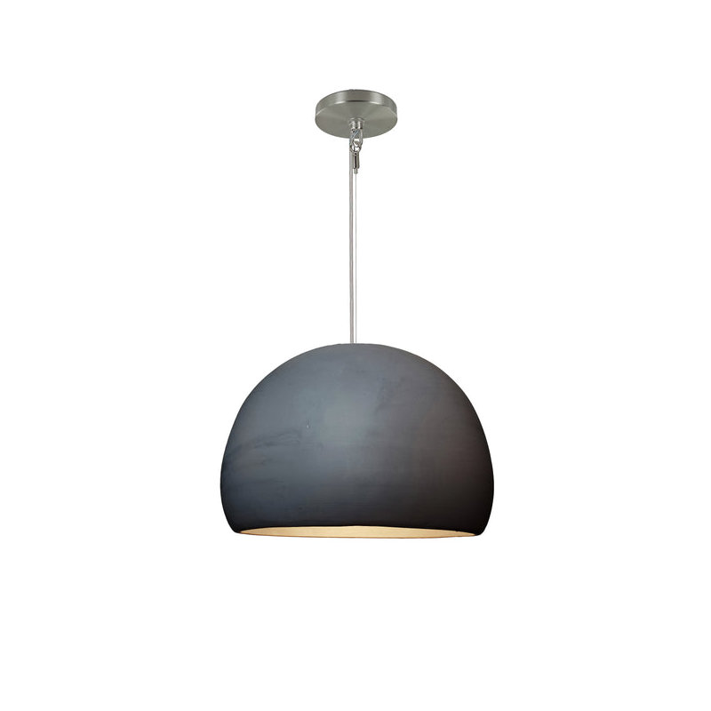 Clay 1 - Light Pendant, Brushed Nickel, Matte Black