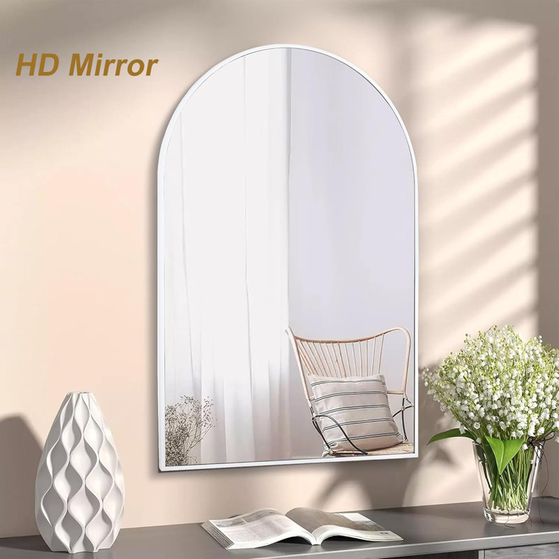 Miroir de salle de bain 32 po, Argent