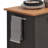 Alberto 31.5 " W Kitchen Cart-2093199516
