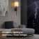 Non Hardwired Wall Sconce with Remote Set of 2