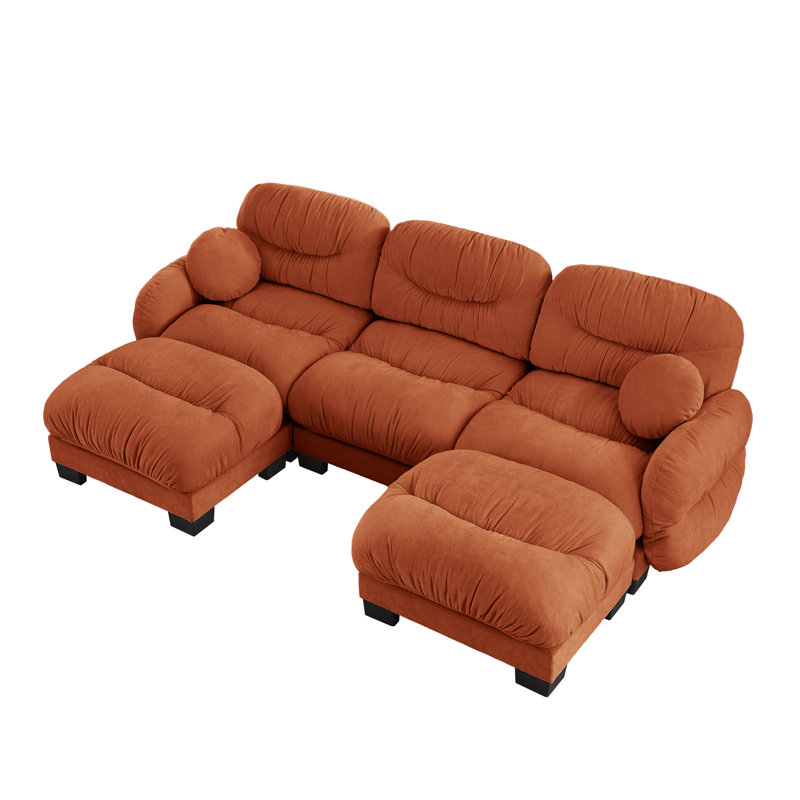 Compression Cozy Chenille Sectionals, Modern U Shape Sofa For Home