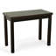 Table de bar compacte moderne noire 46 po x 24 po avec surface résistante aux taches-1337211238