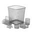 Ensemble de rangement de bureau 6 pièces-162524870