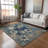 Machine Washable Indoor/Outdoor Kaczor ACN2225 Floral Rug-680393866