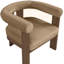 Fauteuil d'appoint rembourré en tissu performance velours Colchester-1828539265-1828539271