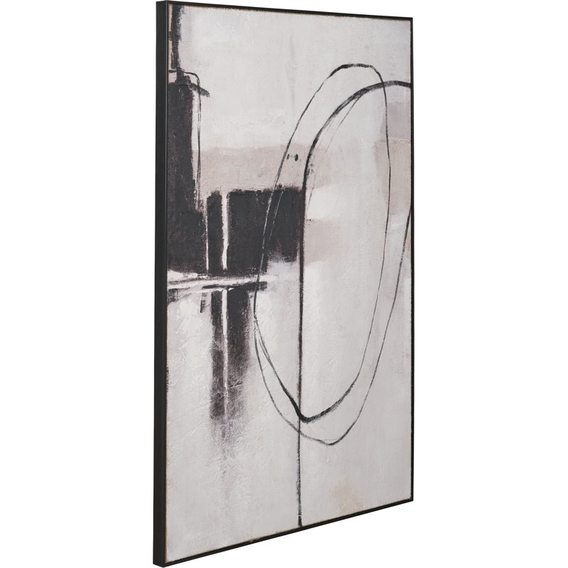 Floater Frame Painting on Canvas
