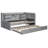 Upholstered Daybed With Trundle, Storage Shelves, USB & Outlet-502156040