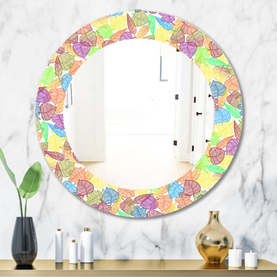 Miroir mural Autumn & Leaves