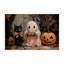 Adorable toile de portrait d'Halloween boo, design par Arlington Prints-1260939144