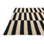 Tapis noir et blanc 3x5