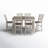 Alohna 6 - Person Solid Wood Top Four Leg Dining Set