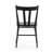 Tolan Solid Wood Windsor Back Side Chair in Black