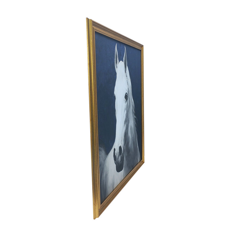 Reproduction d'art encadrée "Vintage Equitation", 29 x 29 pouces