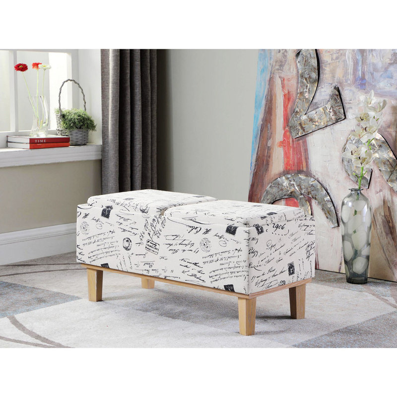 Banc de rangement, Beige