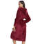 Jarom Flannel Mid-Calf Bathrobe-246950280-246950281