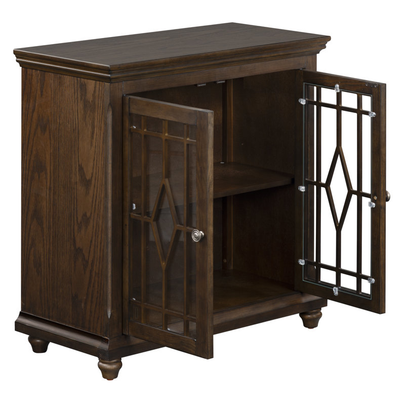 Armoire à deux portes Rosita, Dark Walnut
