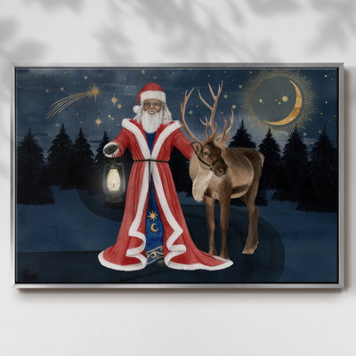 Collection Celestial Christmas, toile tendue avec châssis en A