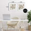 «Neutral Lustrous Pivoines», ensemble de 2 reproductions encadrées sous verre, design par Aria K.-1027126284-1027126281