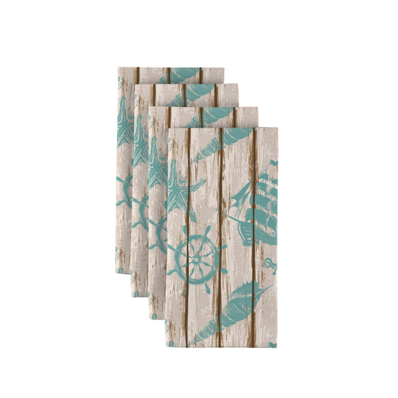 Shane Polyester Nautical Square Napkin