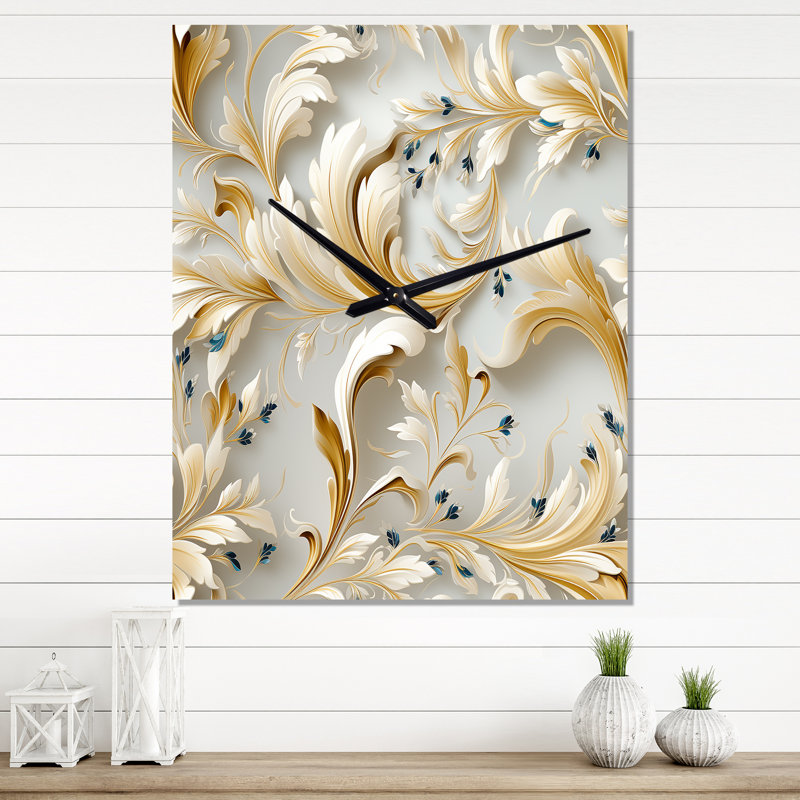Horloge murale Jashaun - Glam Vintage, Petit