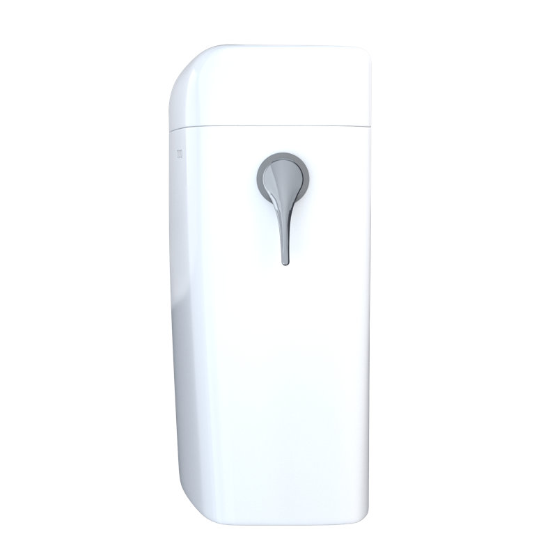 Aquia IV Cube Dual Flush 1.28 and 0.9 GPF Toilet Tank Only with Cotton White, Right-Hand