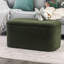 Repose-pieds rectangulaire en velours avec repose-pieds-1662701803