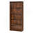 5 Tiers Narrow Bookshelf, 53 In Wooden Open Bookcase With Height-Adjustable Shelf, Freestanding Tall Display Storage Floor Bookcase Bookshelf For Library, Bedroom, Living Room, Office, Brown