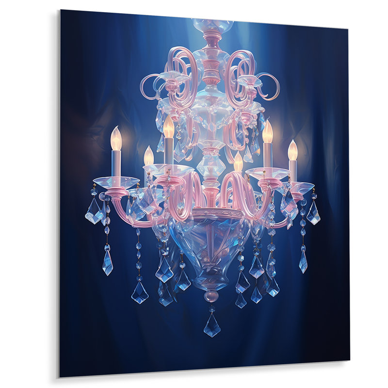 Lustre Sublime Grace I - décoration murale en métal Glam, H 20 po x l 12 po x P 1 po
