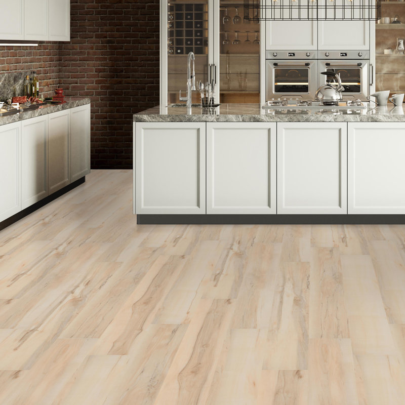 Parkland Harvest Oak 7 in. x 48 in. 5mm 12mil Waterproof Rigid Core Luxury Vinyl Plank Flooring, Harvest Oak, 12 MIL