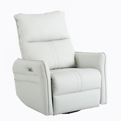 Fauteuil inclinable berçant électrique pivotant à 270 °, fauteuil inclinable électrique avec ports USB