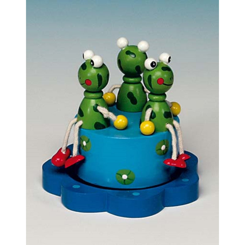 Figurine «Frogs Music Boxs to The Melody»