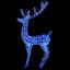 Décoration de Noël renne avec lumières de Noël pré-éclairées en acrylique