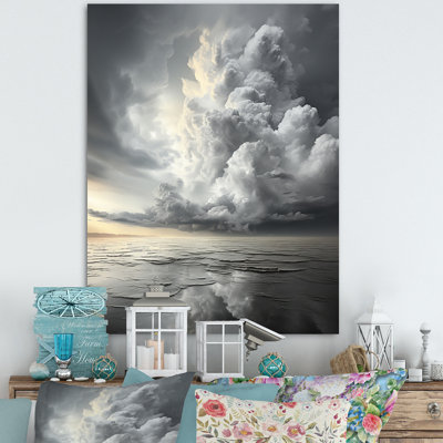 Coastal Clouds Majestic Overcast - Clouds, reproduction sur toile