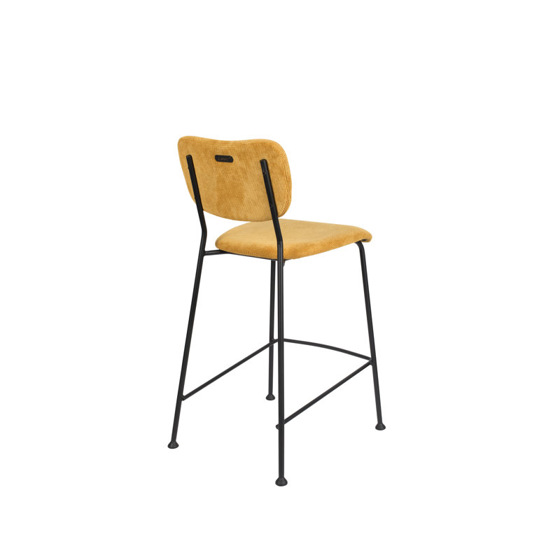 Benson Bar Stool, Yellow, Counter Stool (25” Seat Height)