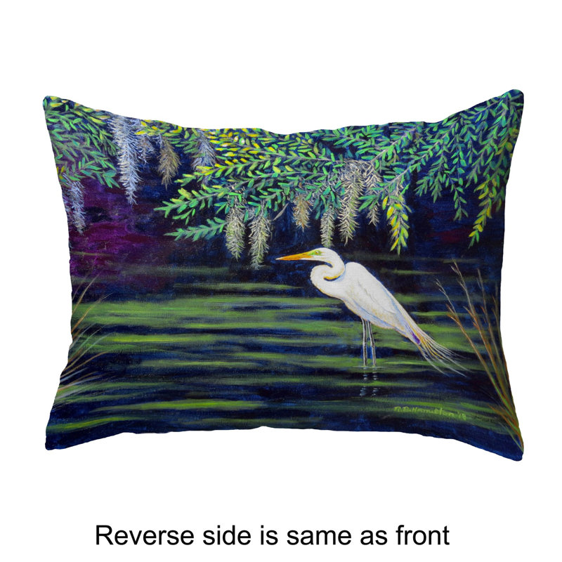 Outdoor Reversible Throw Pillow