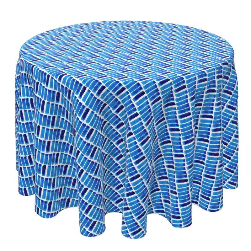 Round Cotton Twill Tablecloth