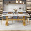 Aholah Unfinished Metal Base Dining Table