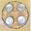 Metal Tabletop / Centrepiece Tealight Holder