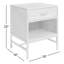 Ivywood 22" Tall 1 - Drawer Nightstand-70051653