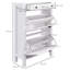 8 Pair Flip Down Shoe Storage